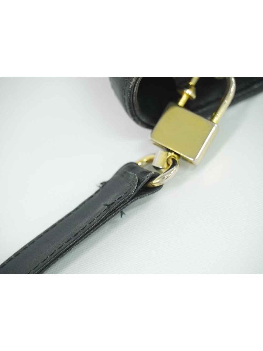 ★SOLD★ Celine C Sulky Carriage Shoulder Bag Pochette Canvas Navy - Picture 5 of 9